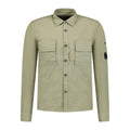 CP Company 'Popeline' Cotton Overshirt Beige - Boinclo ltd