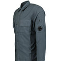 CP Company 'Popeline' Cotton Overshirt Dark Grey - Boinclo ltd