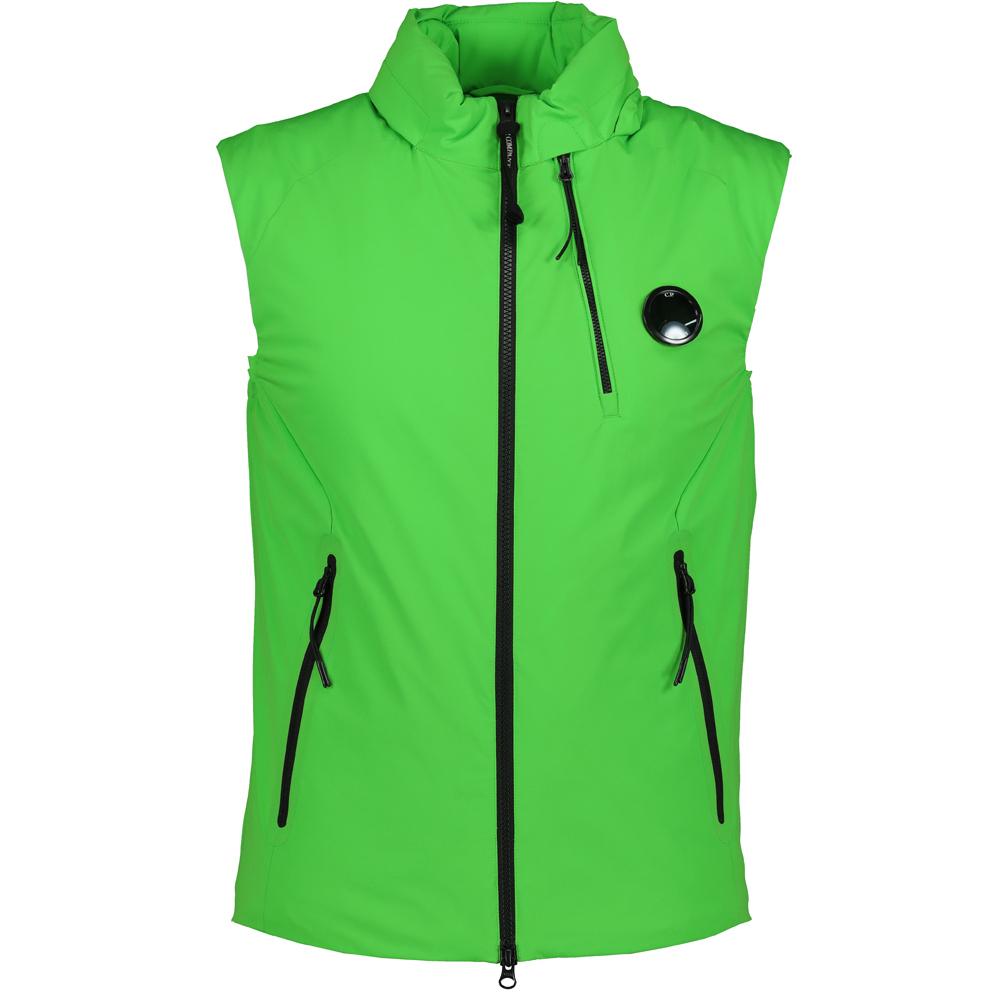 CP Company Protek Padded Lens Gilet Jacket Green - Boinclo ltd