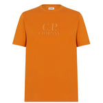 CP Company Rubber Logo T-Shirt Orange - Boinclo ltd
