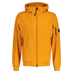 CP Company Shell-R Soft Shell Arm Lens Jacket Desert Orange - Boinclo ltd