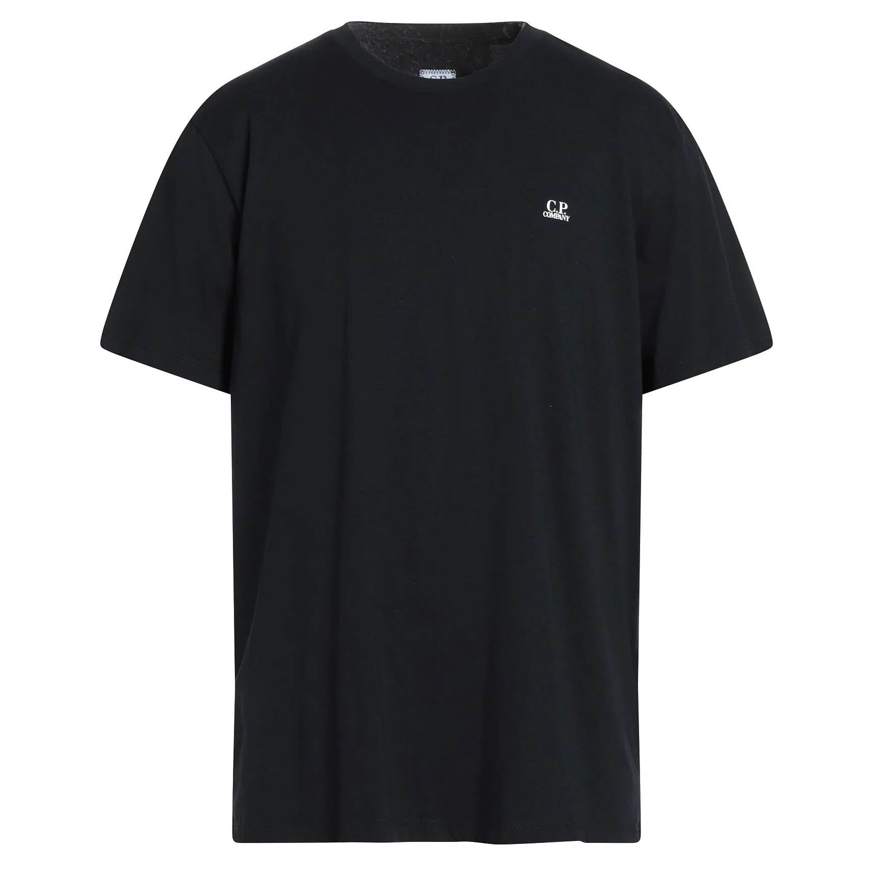 CP Company Writing Logo T-Shirt Black - Boinclo ltd