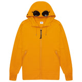 CP Company Zip Up Goggle Hoodie Sweatshirt Desert Orange - Boinclo ltd