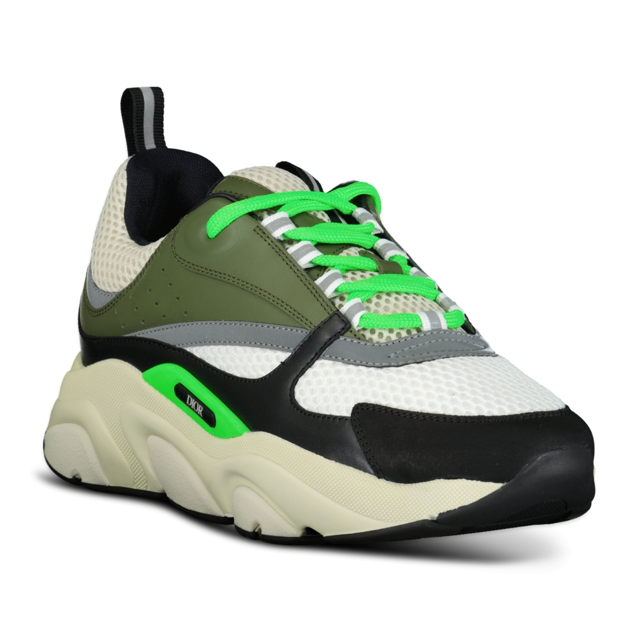 Dior B22 Mesh Trainer Green & Beige - Boinclo ltd