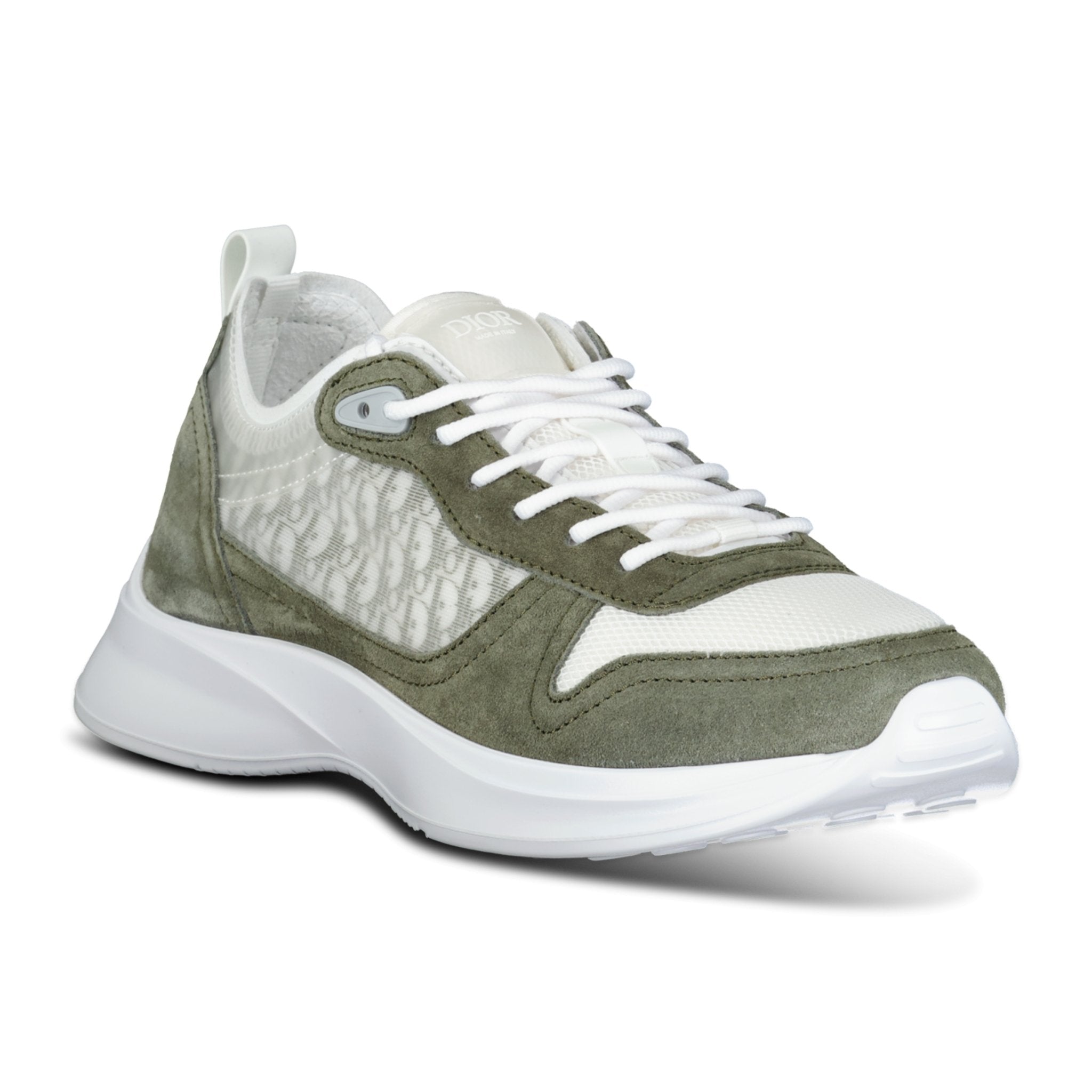 Dior B25 Suede Trainer White & Green - Boinclo ltd