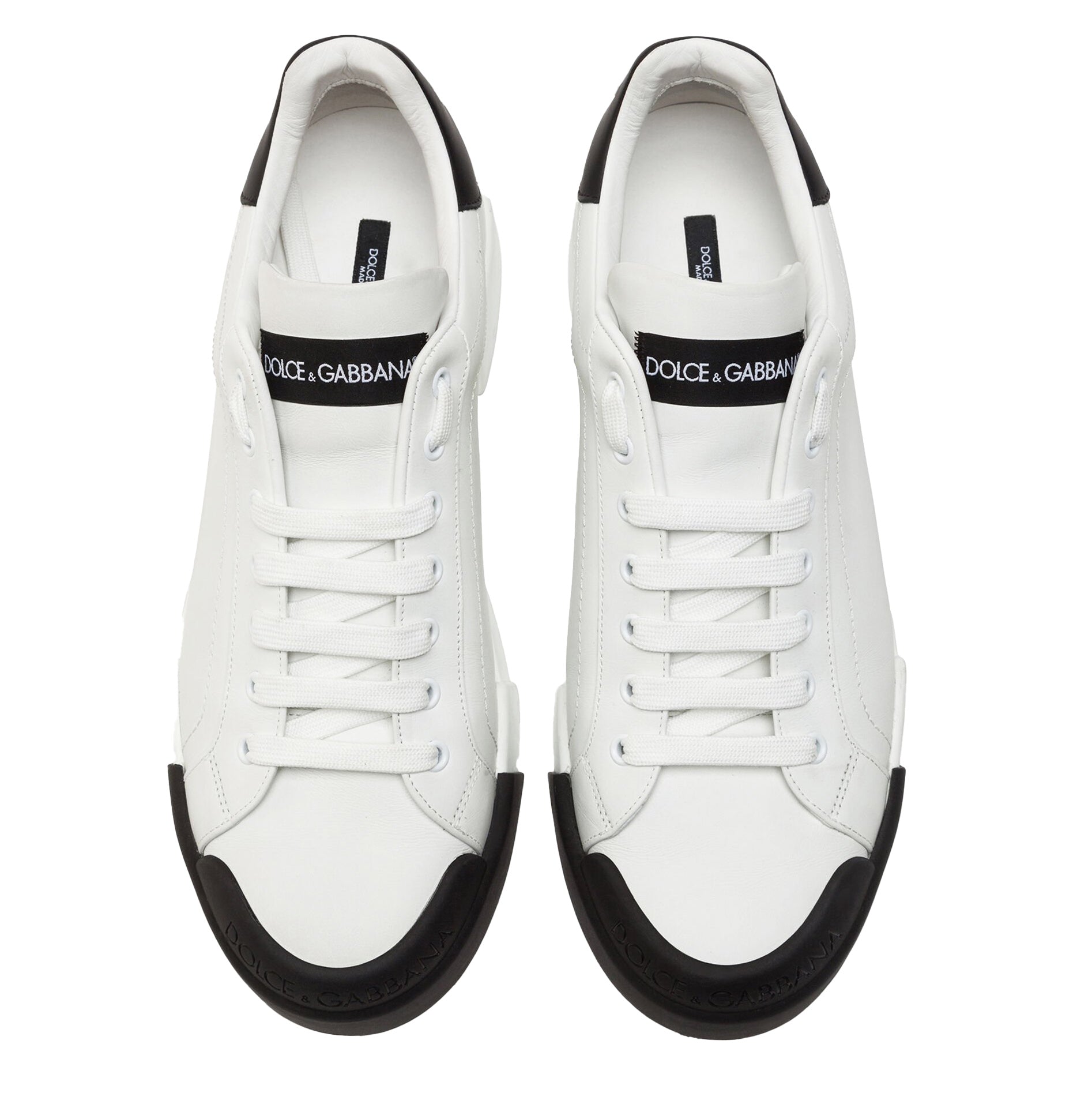 Dolce & Gabbana Calfskin Nappa Portofino Sneakers - Boinclo ltd