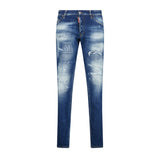 DSquared2 'Cool Guy' Beige Logo Slim Fit Jeans Blue - Boinclo ltd