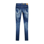 DSquared2 'Cool Guy' Beige Logo Slim Fit Jeans Blue - Boinclo ltd