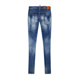 DSquared2 'Cool Guy' Orange Logo Slim Fit Jeans Blue - Boinclo ltd