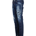 DSquared2 'Cool Guy' Yellow Logo Slim Fit Jeans Blue - Boinclo ltd