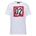 DSquared2 (D2) Box Logo T-Shirt White - Boinclo ltd