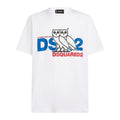 Dsquared2 OVO Capsule Logo Print Jersey T-Shirt White - Boinclo ltd