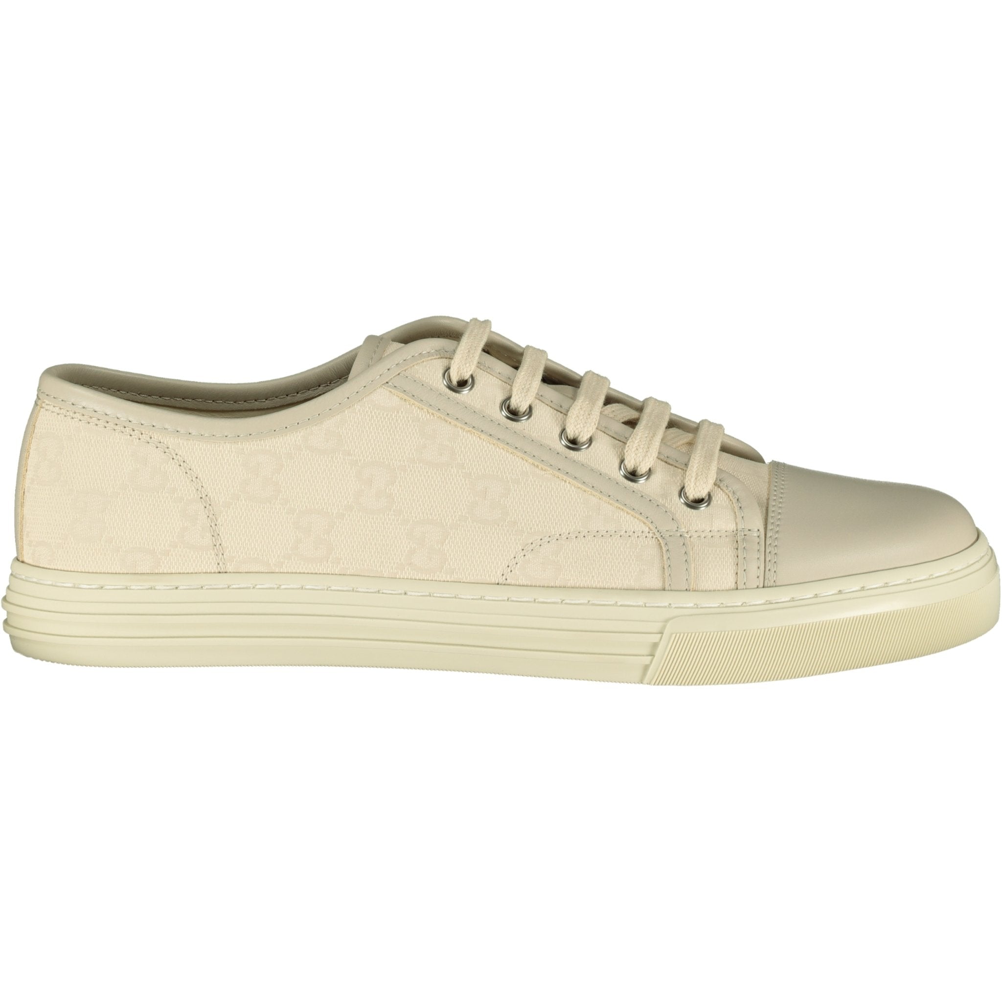 Gucci 'GG' Print Low Canvas Trainers Cream - Boinclo ltd