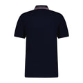 Missoni 3 Button Up Red Stripe Collar Polo Shirt Navy - Boinclo ltd