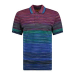 Missoni 3 Button Up Short Sleeve Polo Shirt Multi-Coloured - Boinclo ltd
