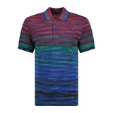 Missoni 3 Button Up Short Sleeve Polo Shirt Multi-Coloured - Boinclo ltd