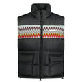 Missoni Padded Down Gilet with Mixed Pattern Black - Boinclo ltd
