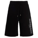 Missoni Zig Zag Cotton Shorts Black - Boinclo ltd