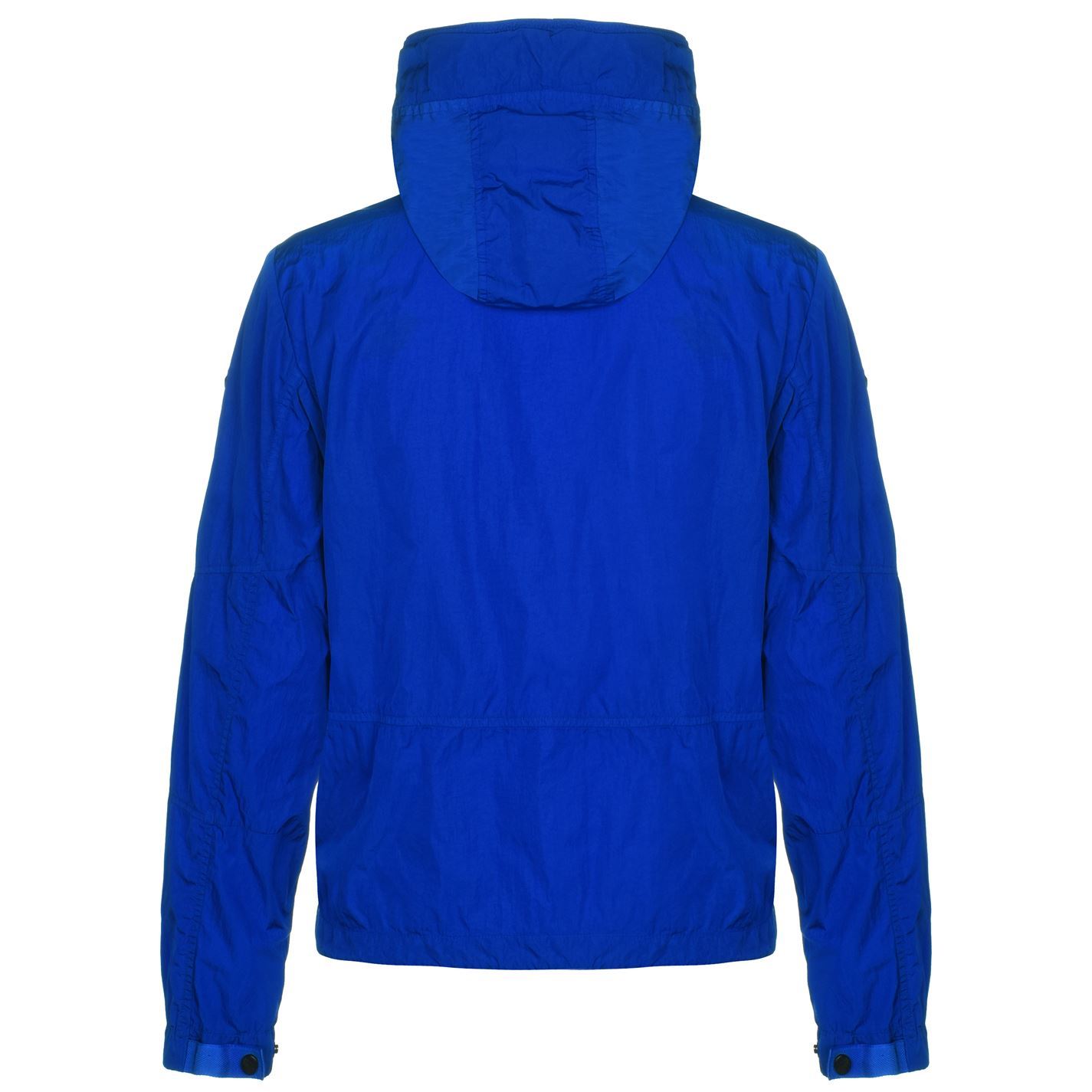 Moncler Blue 'Scie' Ghost Badge Nylon Jacket - Boinclo ltd