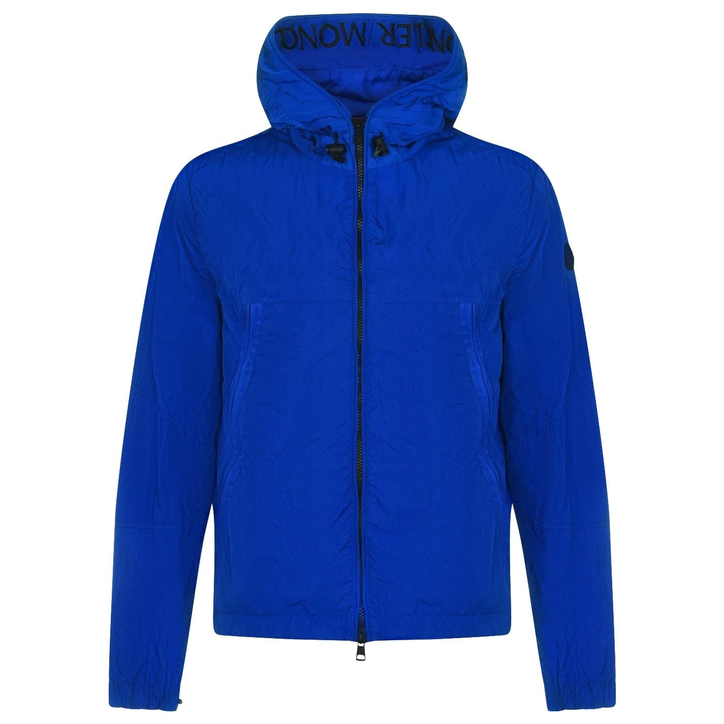 Moncler Blue 'Scie' Ghost Badge Nylon Jacket - Boinclo ltd