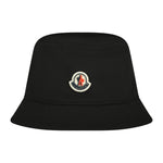 Moncler Cotton Bucket Hat Black - Boinclo ltd