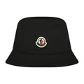 Moncler Cotton Bucket Hat Black - Boinclo ltd