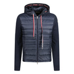 Moncler Down Quilted Zip Hooded Jacket Navy - Boinclo ltd