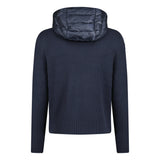 Moncler Down Quilted Zip Hooded Jacket Navy - Boinclo ltd