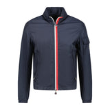 Moncler Keralle Tricolour Zip Windbreaker Jacket Navy - Boinclo ltd