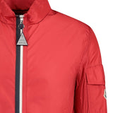 Moncler Keralle Tricolour Zip Windbreaker Jacket Red - Boinclo ltd