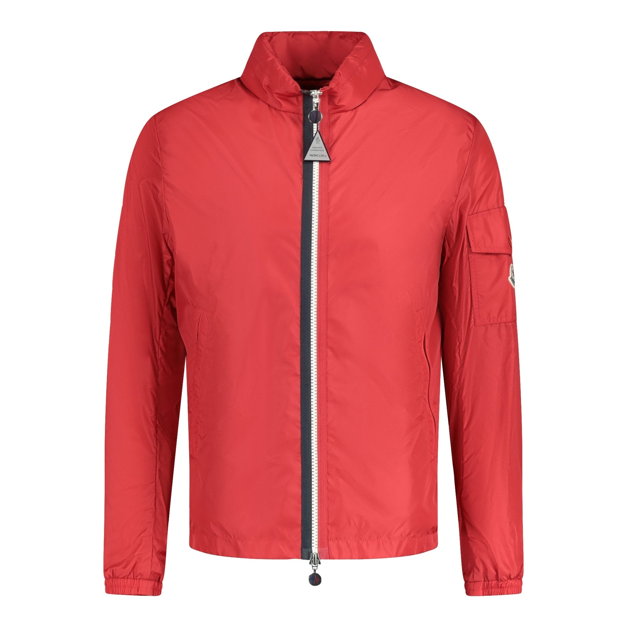 Moncler Keralle Tricolour Zip Windbreaker Jacket Red - Boinclo ltd