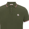 Moncler Logo Cotton Polo T-Shirt Khaki - Boinclo ltd