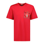 Moncler Logo Nylon Pocket T-Shirt Red - Boinclo ltd
