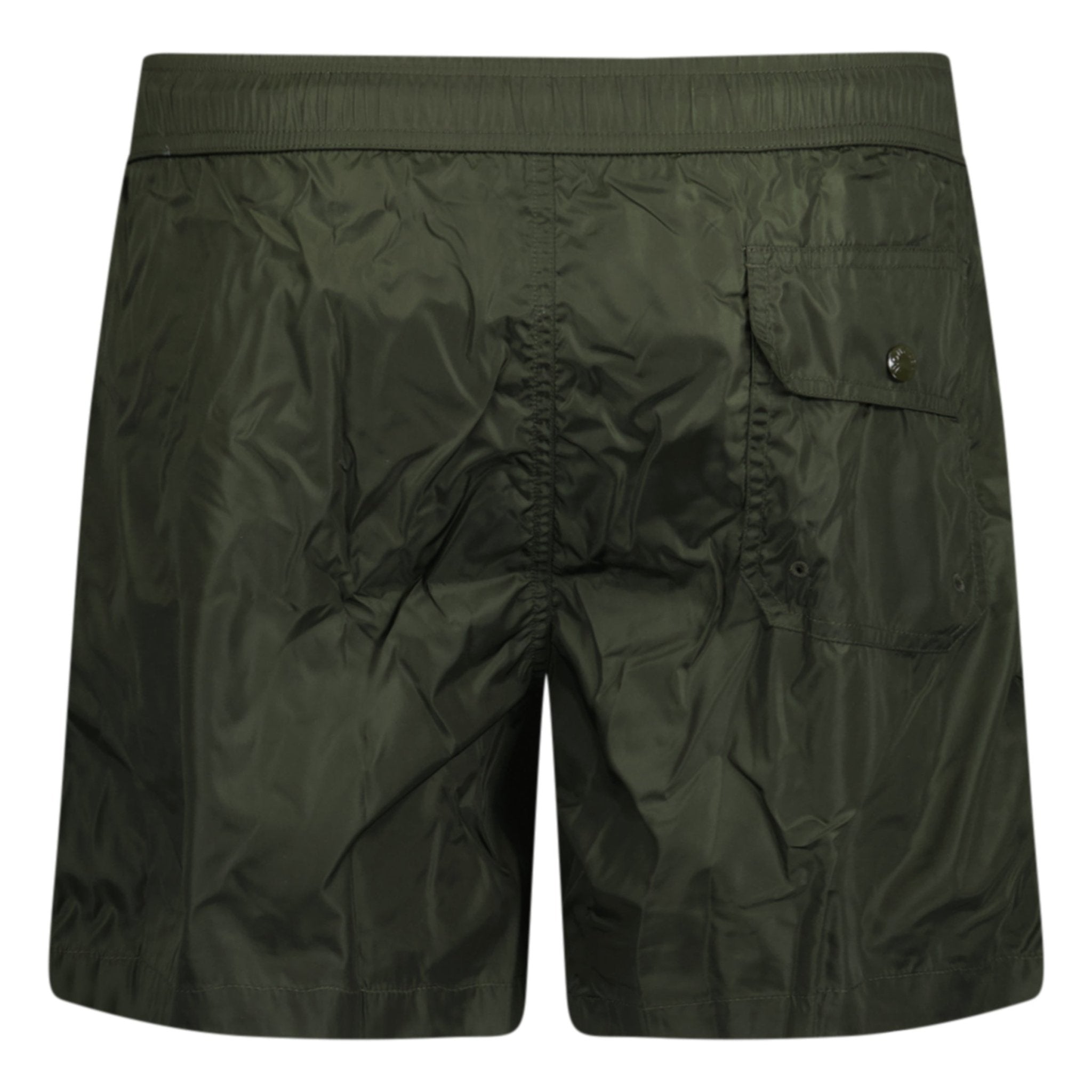 Moncler Logo Swim Shorts Khaki - Boinclo ltd