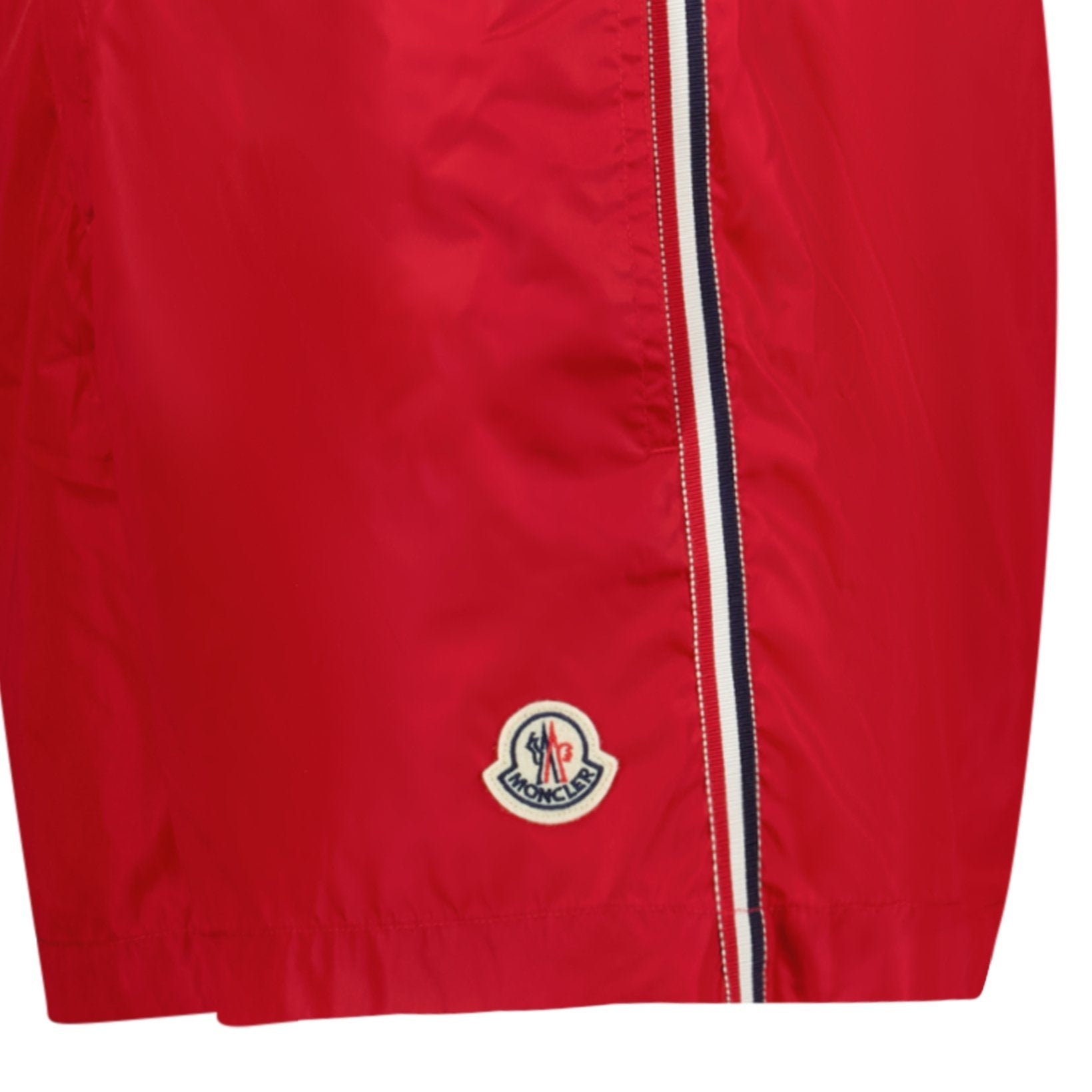 Moncler Logo Swim Shorts Red - Boinclo ltd