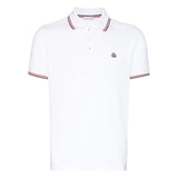 Moncler Maglia Polo Manica Corta Badge White - Boinclo ltd