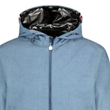 Moncler Niortaise Large Logo Jacket Blue - Boinclo ltd