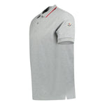 Moncler Polo Shirt Sleeve Logo Grey - Boinclo ltd