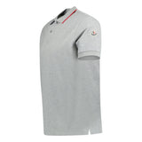 Moncler Polo Shirt Sleeve Logo Grey - Boinclo ltd