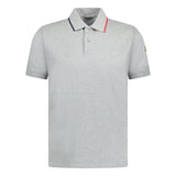 Moncler Polo Shirt Sleeve Logo Grey - Boinclo ltd