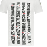 Moncler Print Logo T-Shirt White - Boinclo ltd