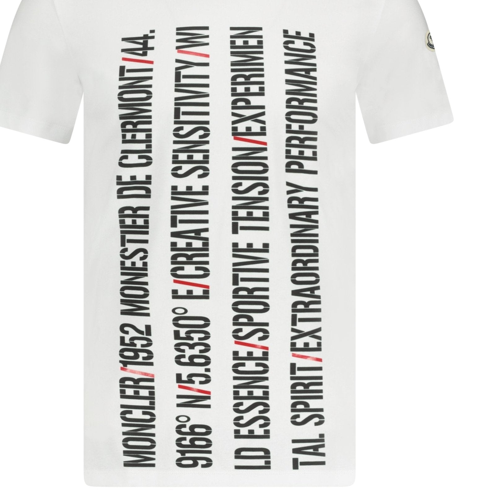 Moncler Print Logo T-Shirt White - Boinclo ltd