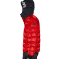 Moncler 'Provens' Down Jacket Writing Hood Red & Black - Boinclo ltd