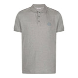 Moncler Rubber Logo Polo T-Shirt Grey - Boinclo ltd