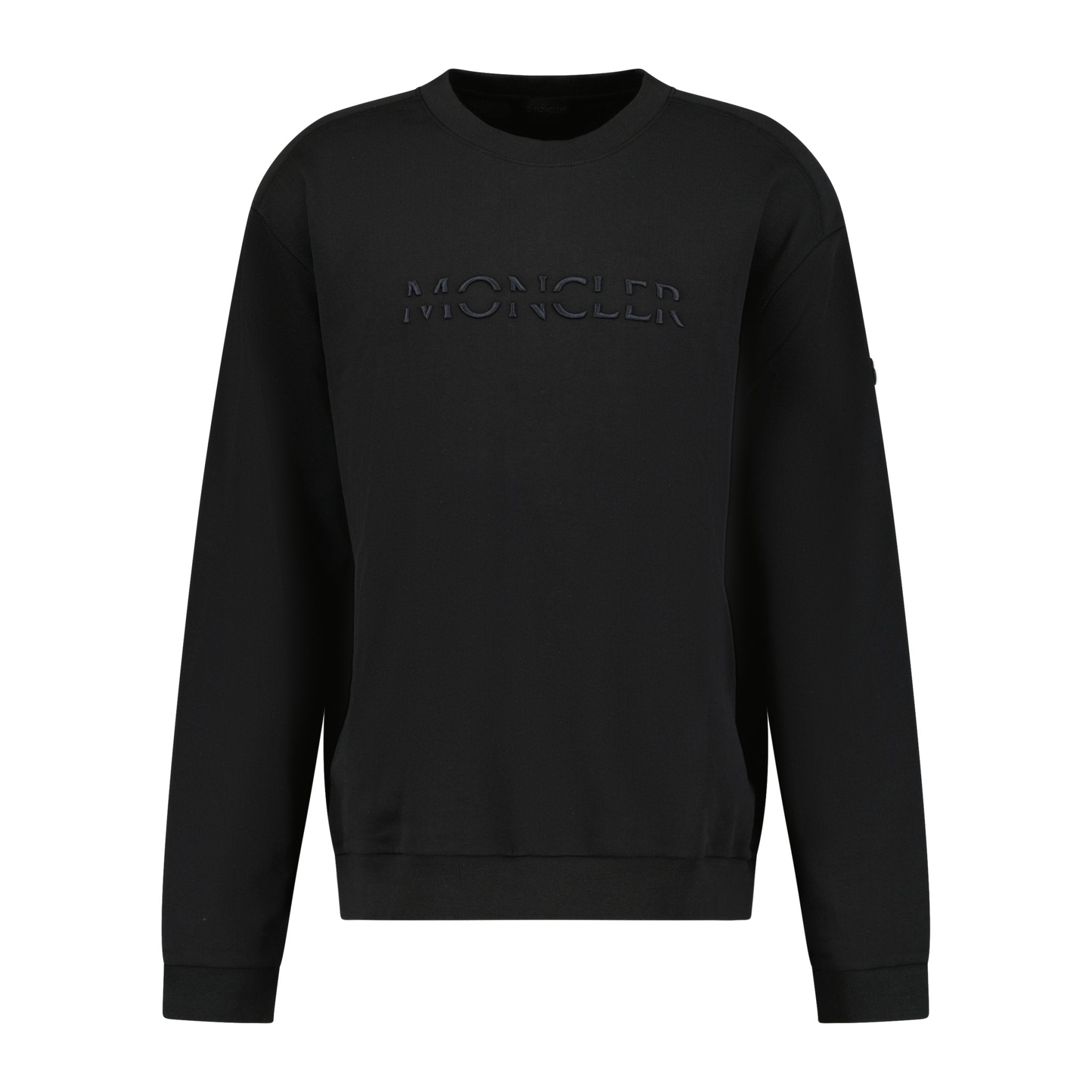 Moncler Split Logo Sweatshirt Black - Boinclo ltd