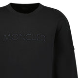 Moncler Split Logo Sweatshirt Black - Boinclo ltd