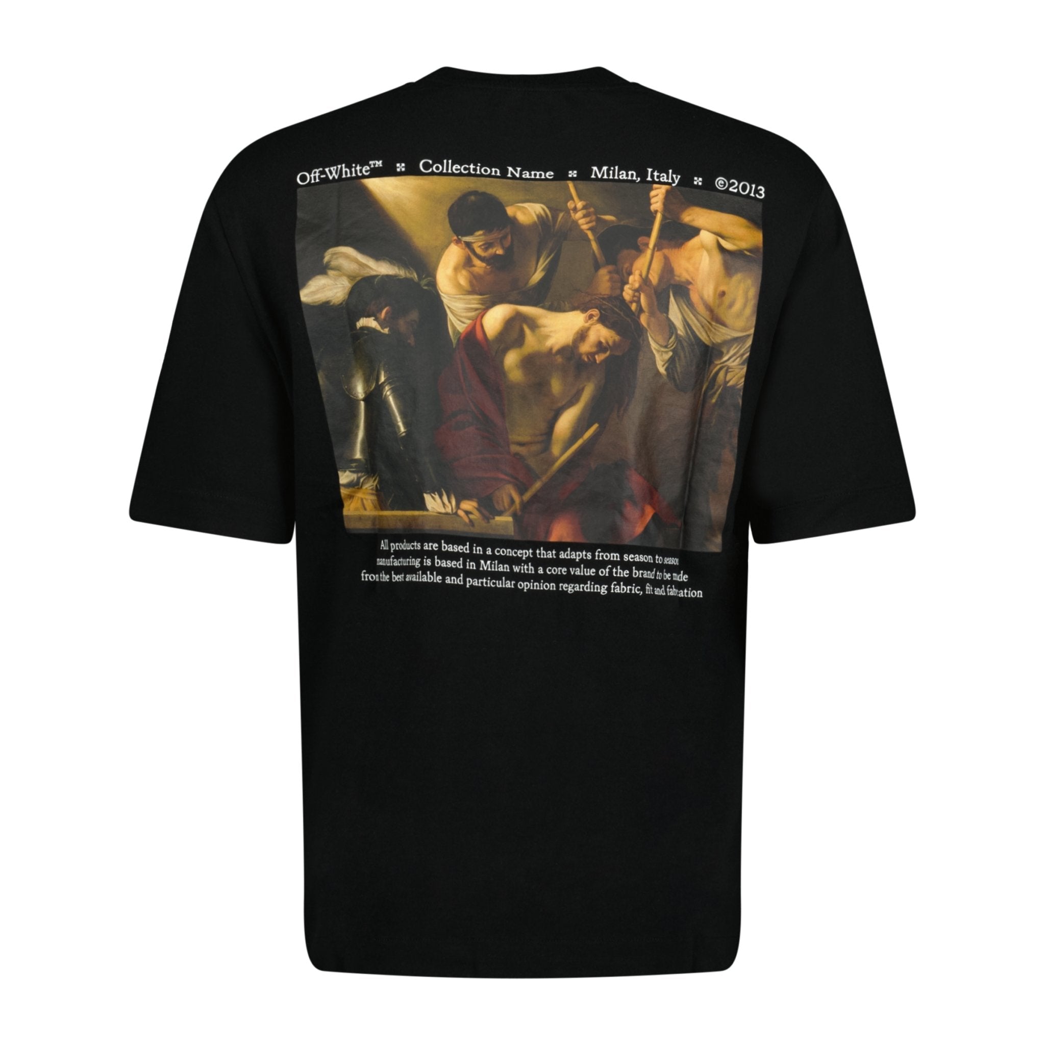 OFF-WHITE Caravaggio Crowning T-shirt Black - Boinclo ltd