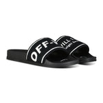 OFF-WHITE Embroidery Sliders Black - Boinclo ltd