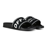 OFF-WHITE Embroidery Sliders Black - Boinclo ltd