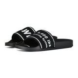 OFF-WHITE Embroidery Sliders Black - Boinclo ltd